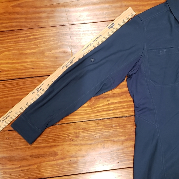 Kuhl Invoke L/S Button Up Pirate Blue, Size Small - Picture 10 of 11